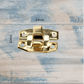 Mini retro jewelry box hasp Latch Gold 23mm x 20mm - Vintique Concepts