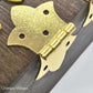 Elegant Edwardian box Hinge gold 31mm wide