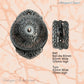 Antiqued Copper finished brass Regal manual Turn door bell 92mm dia bell - Vintique Concepts