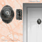 Antiqued Copper finished brass Regal manual Turn door bell 92mm dia bell - Vintique Concepts