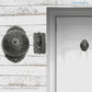 Rustic Iron Regal manual Turn door bell 92mm dia bell - Vintique Concepts