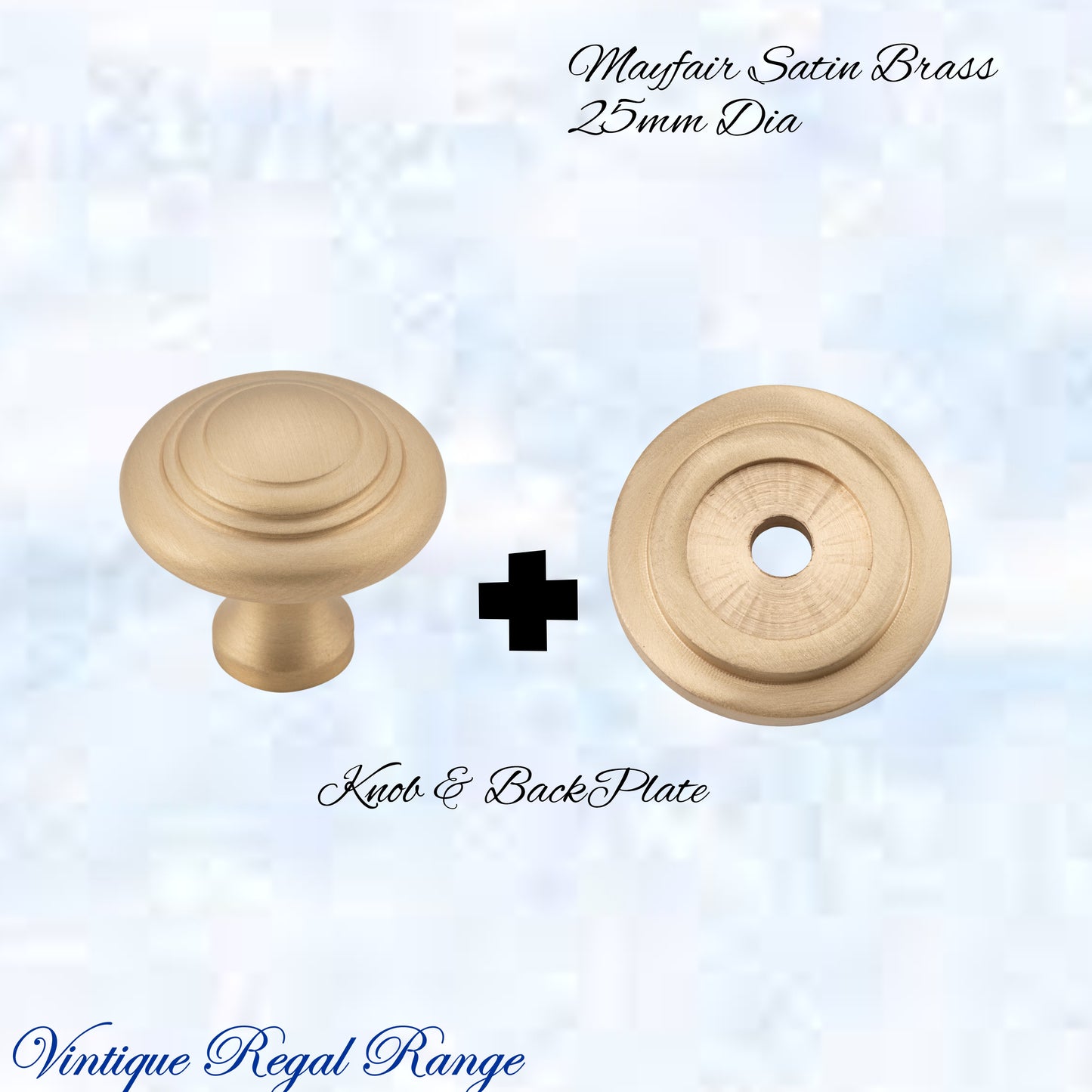 Mayfair cupola Solid Brass Cabinet knob 25mm Dia (various finishes)