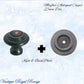 Mayfair cupola Solid Brass Cabinet knob 25mm Dia (various finishes)