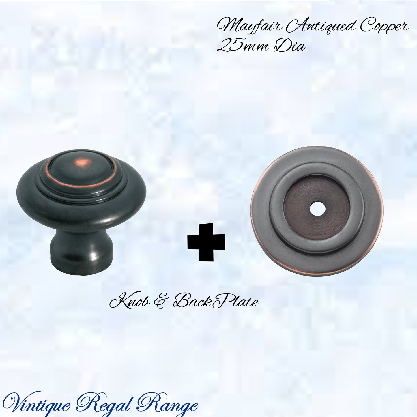 Mayfair cupola Solid Brass Cabinet knob 25mm Dia (various finishes)
