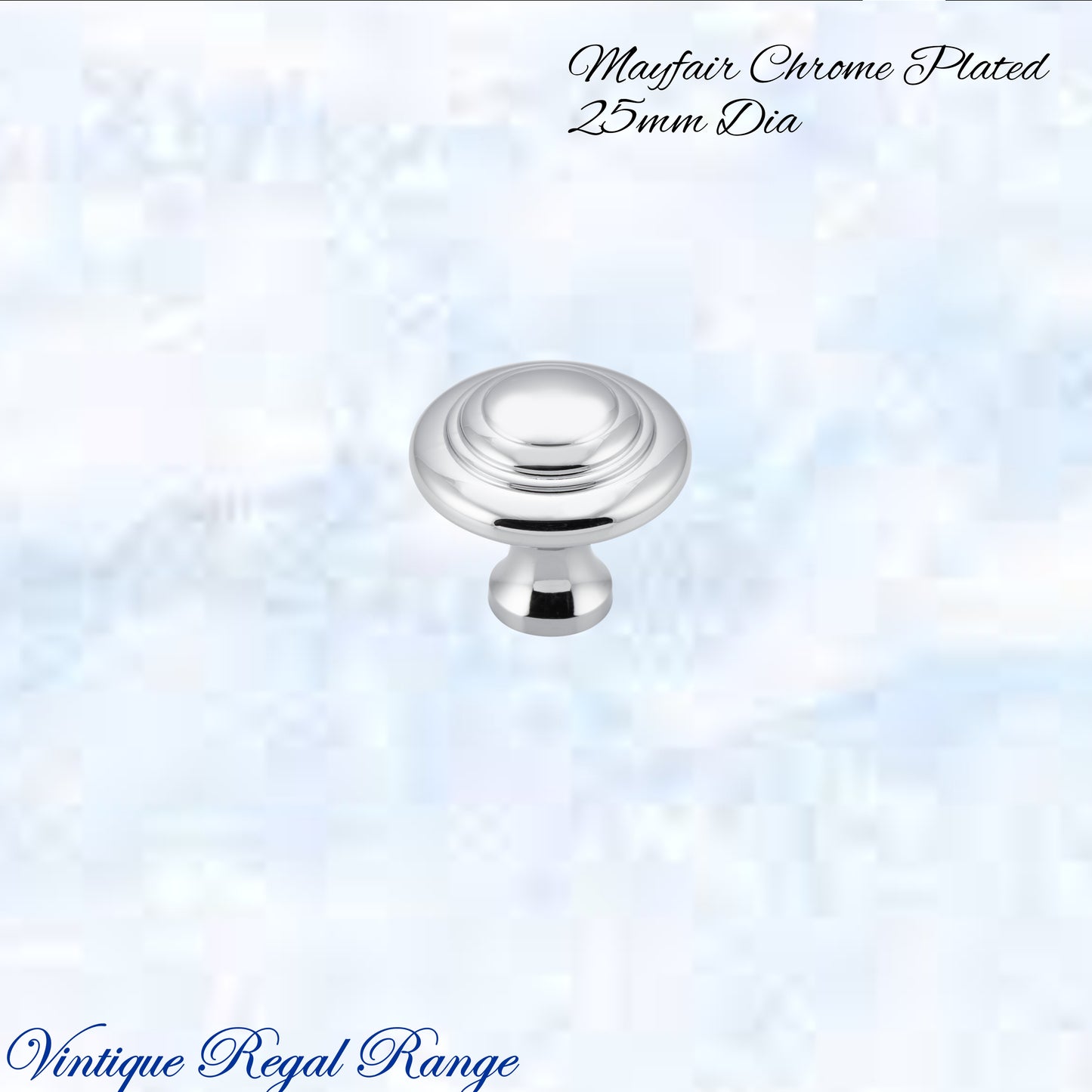 Mayfair cupola Solid Brass Cabinet knob 25mm Dia (various finishes)