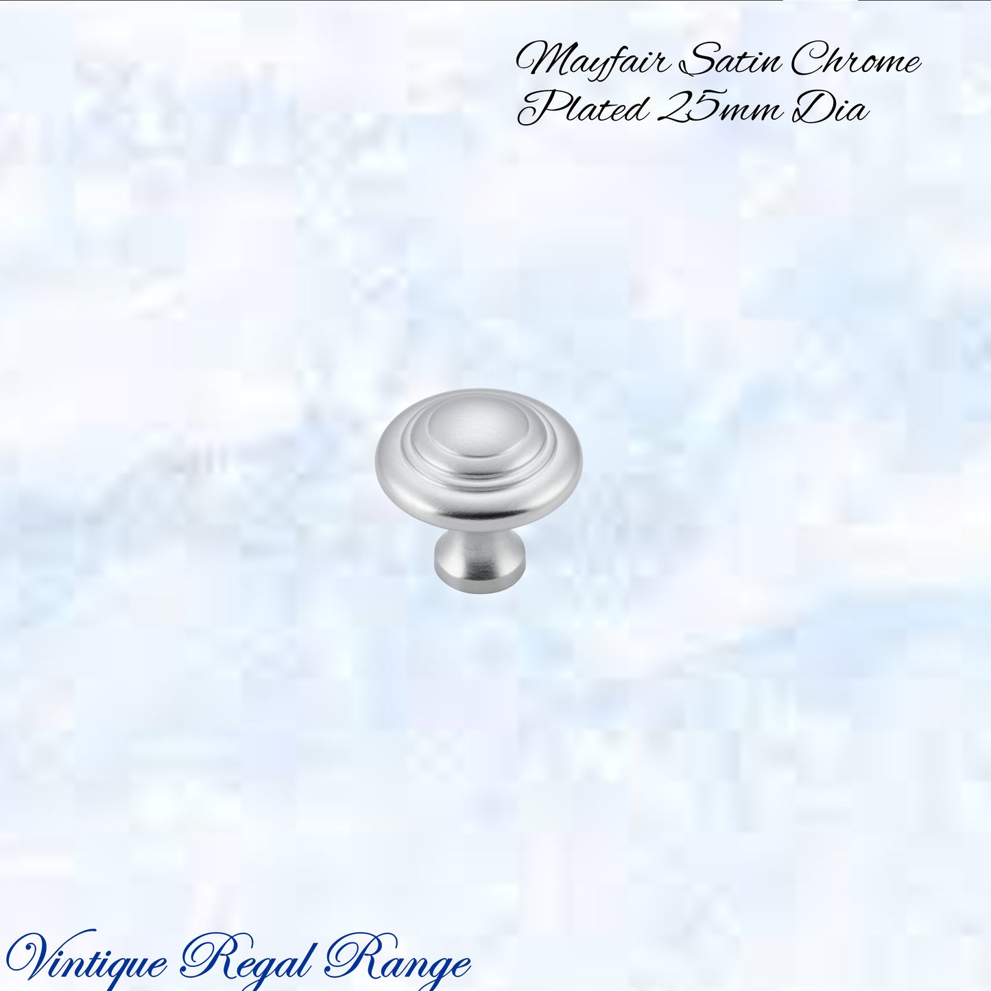 Mayfair cupola Solid Brass Cabinet knob 25mm Dia (various finishes)