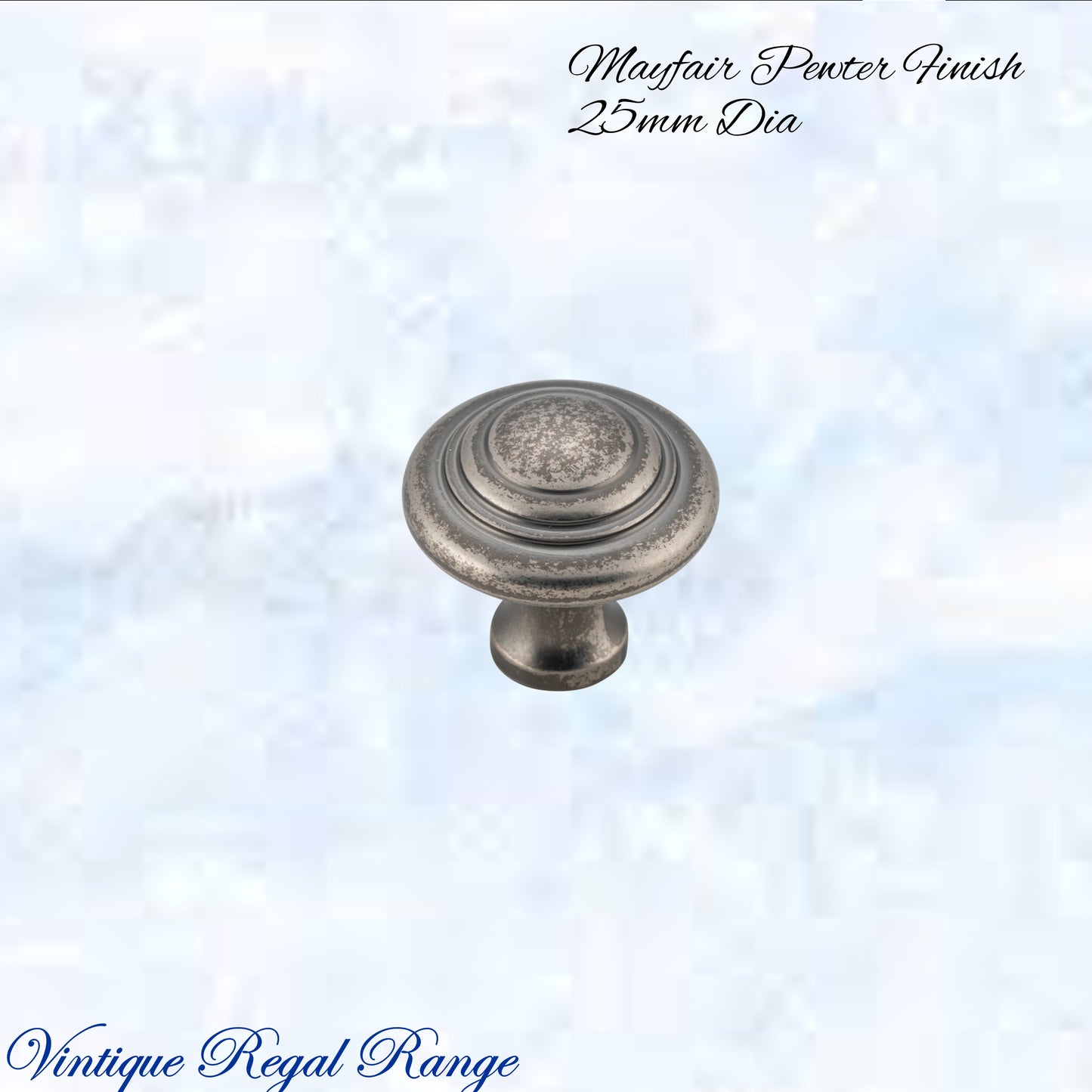 Mayfair cupola Solid Brass Cabinet knob 25mm Dia (various finishes)