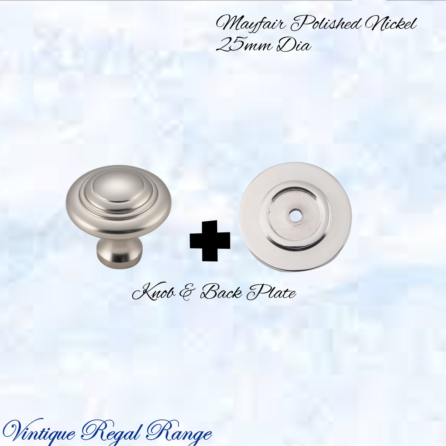Mayfair cupola Solid Brass Cabinet knob 25mm Dia (various finishes)