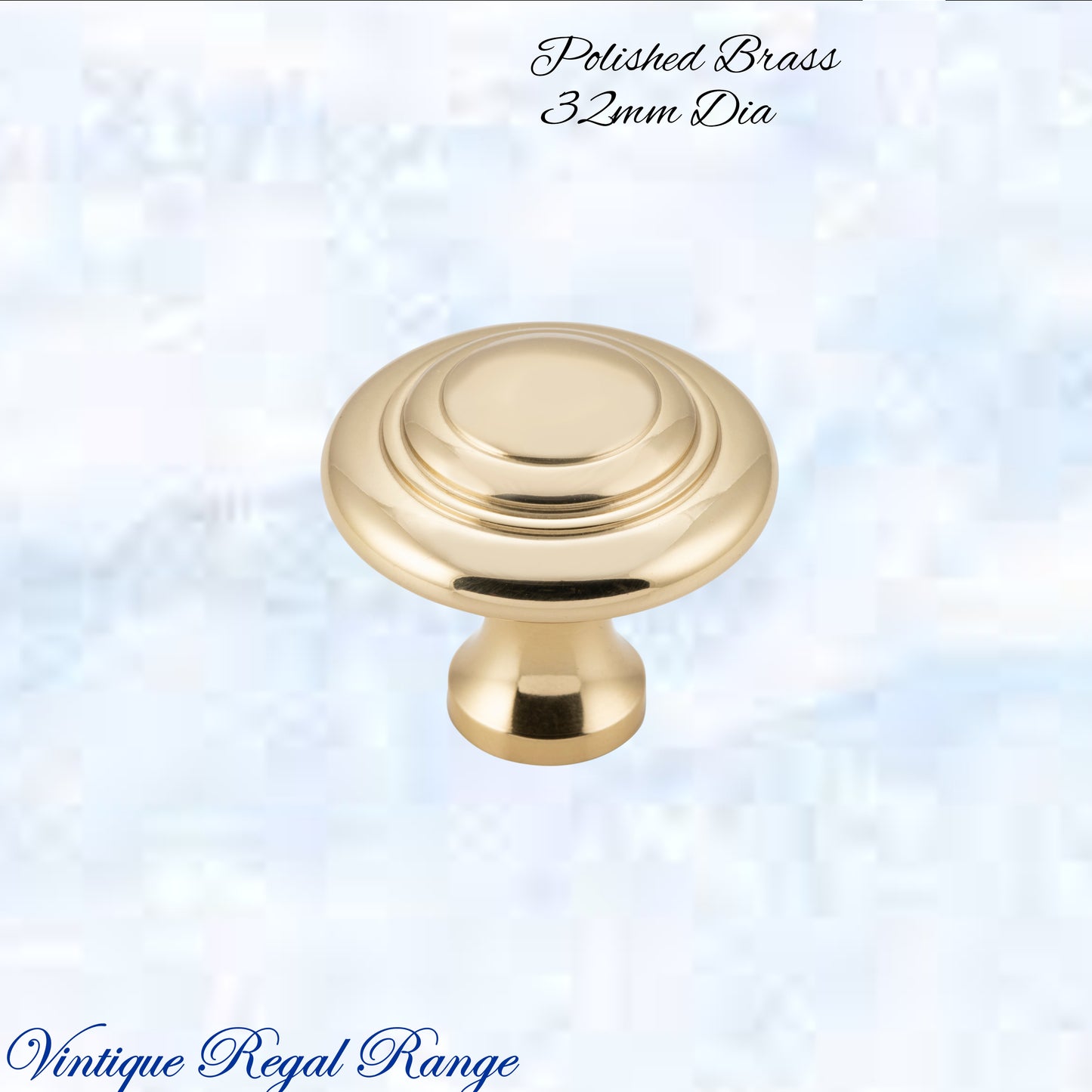 Mayfair cupola Solid Brass Cabinet knob 32mm Dia (various finishes)