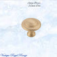 Mayfair cupola Solid Brass Cabinet knob 32mm Dia (various finishes)