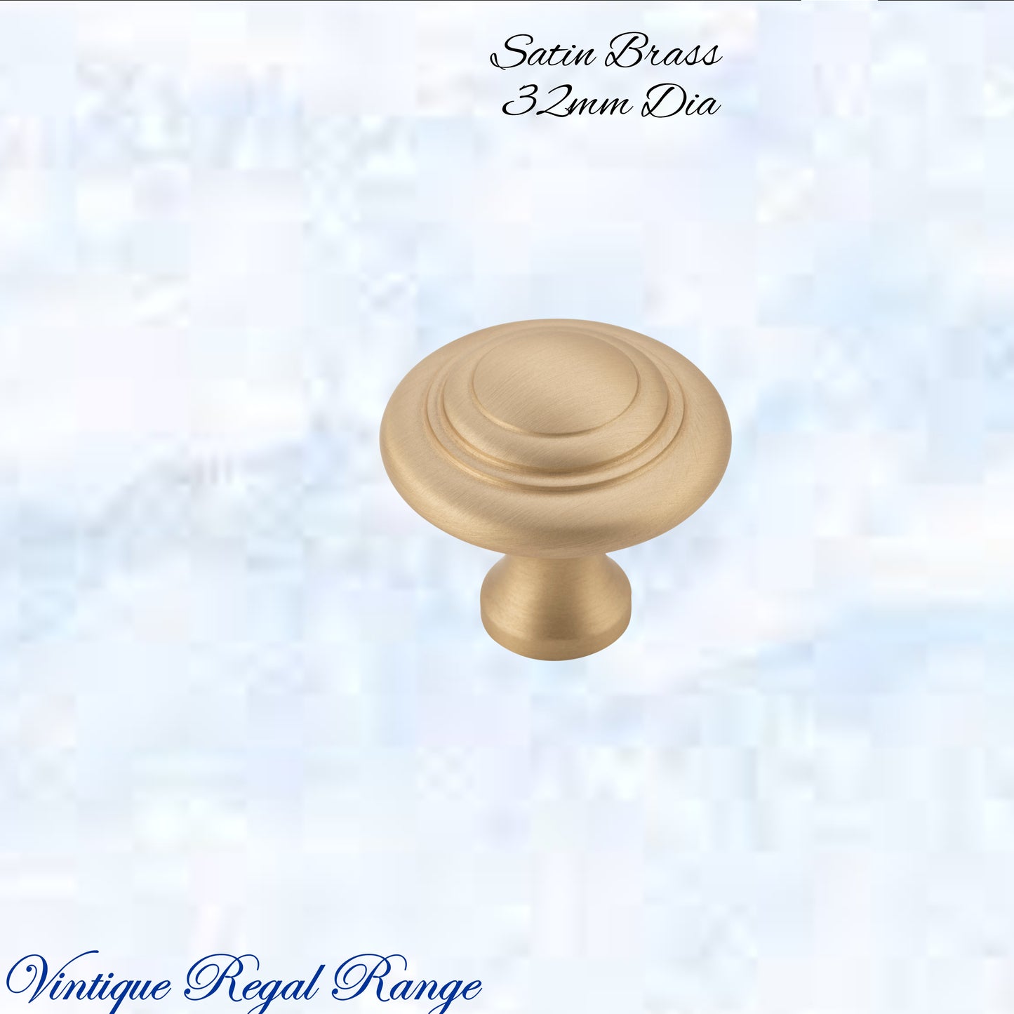 Mayfair cupola Solid Brass Cabinet knob 32mm Dia (various finishes)