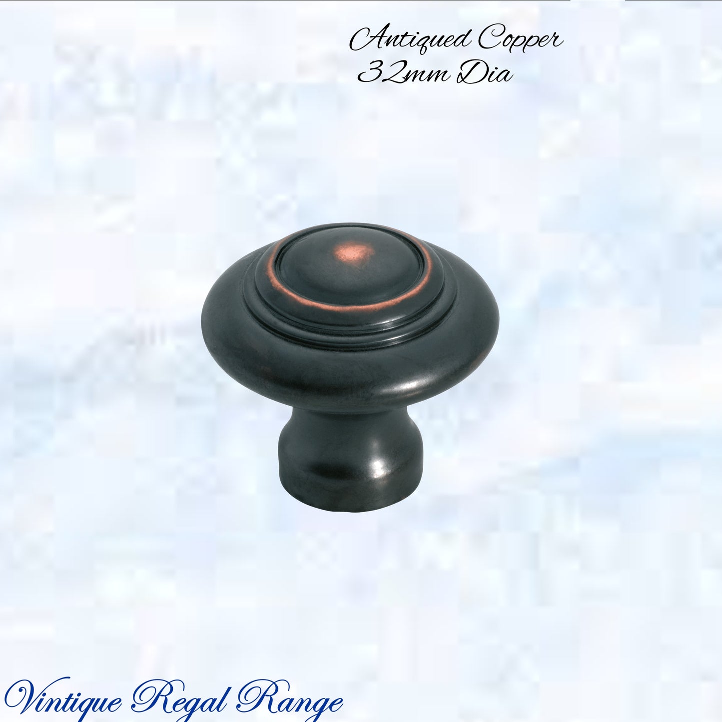 Mayfair cupola Solid Brass Cabinet knob 32mm Dia (various finishes)