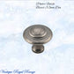 Mayfair cupola Solid Brass Cabinet knob 32mm Dia (various finishes)