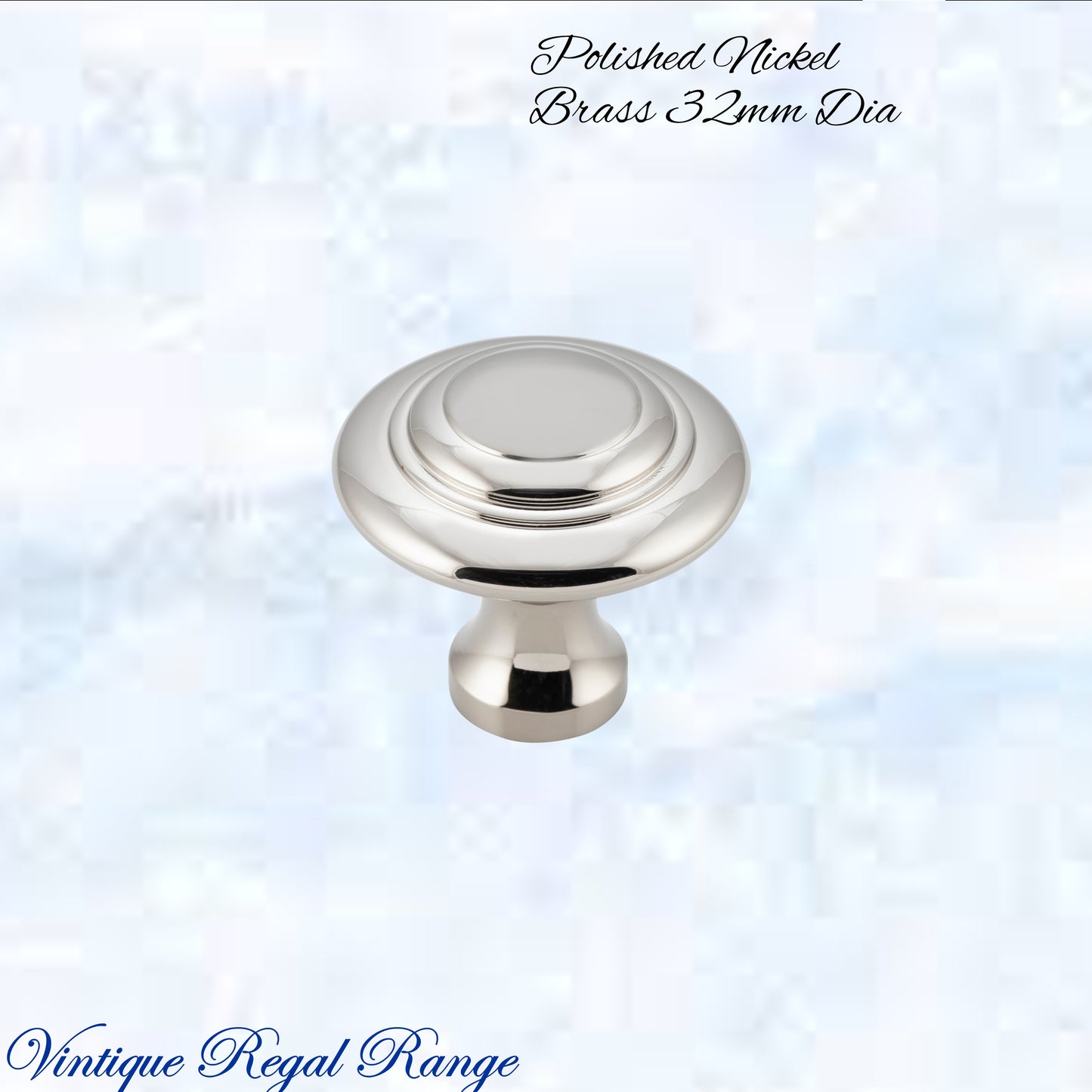Mayfair cupola Solid Brass Cabinet knob 32mm Dia (various finishes)