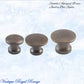 "Scatola" jewelery box premium Antiqued brass Knobs (3 sizes)