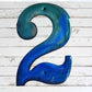 200mm Epoxy Coated House and letter box Numbers & letters