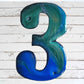 200mm Epoxy Coated House and letter box Numbers & letters
