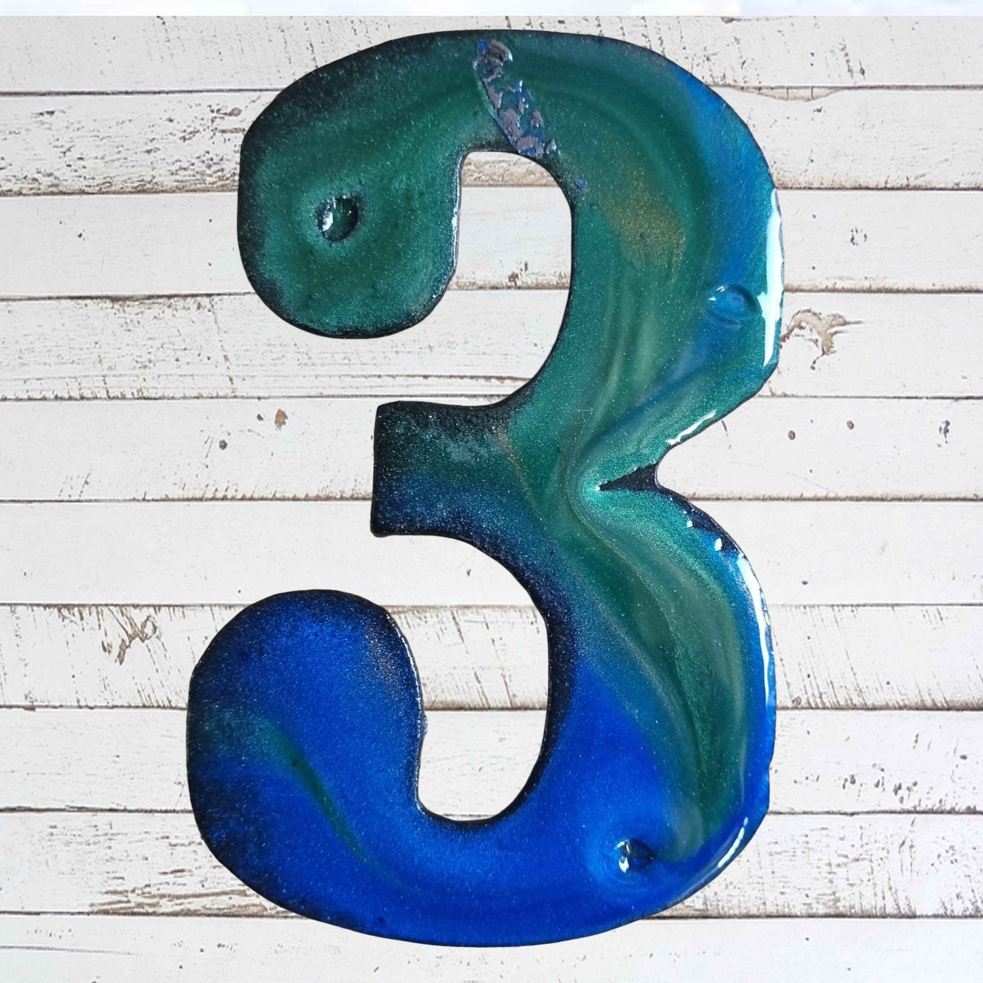200mm Epoxy Coated House and letter box Numbers & letters