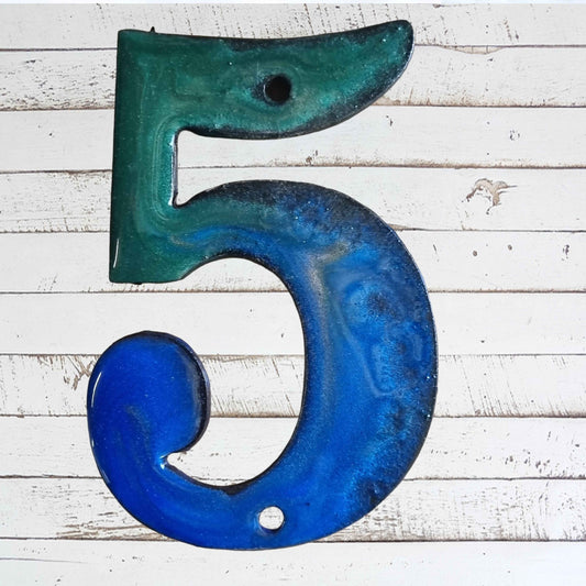 200mm Epoxy Coated House and letter box Numbers & letters