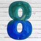 200mm Epoxy Coated House and letter box Numbers & letters