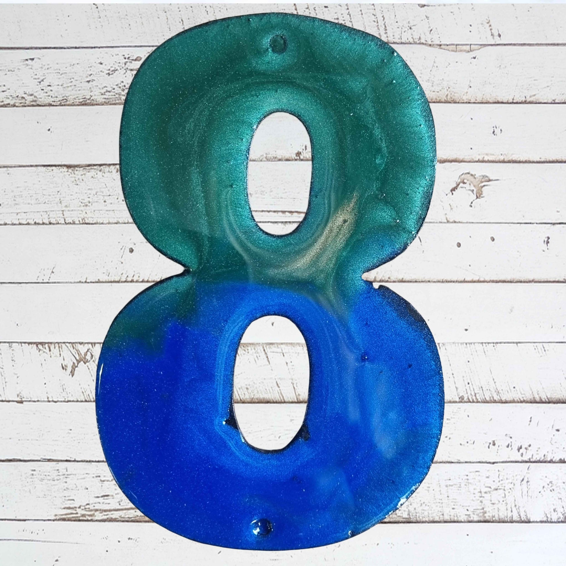 200mm Epoxy Coated House and letter box Numbers & letters