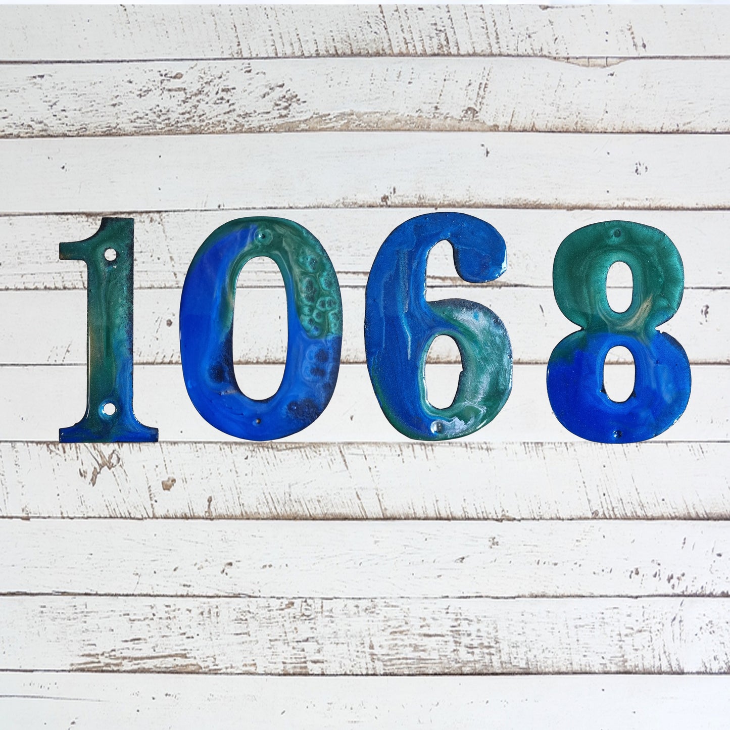 200mm Epoxy Coated House and letter box Numbers & letters