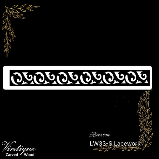 Wooden Lacework Border-Riverton Standard (LW33-S) 120mm x 1050mm