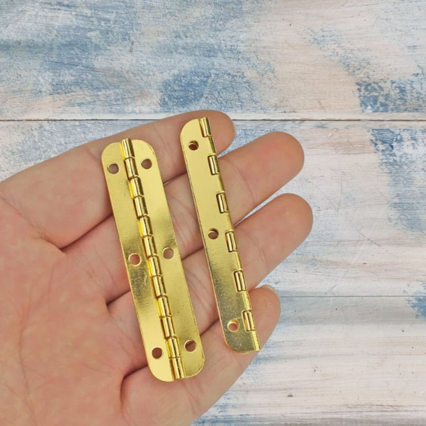 Small piano Gold long hinge 65mm long