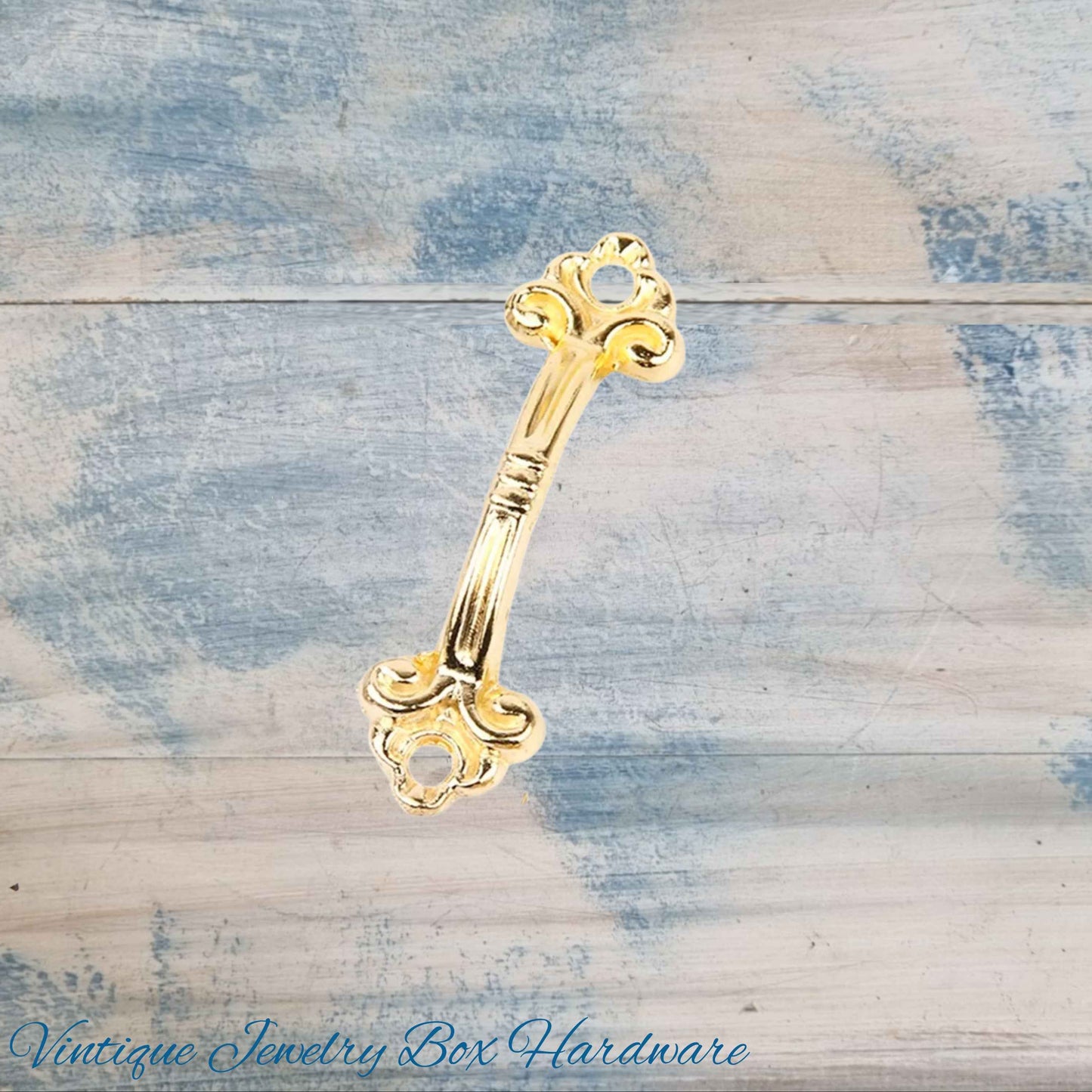 Itsy Antique Gold Delicate jewelry vintage Handle 48mm long