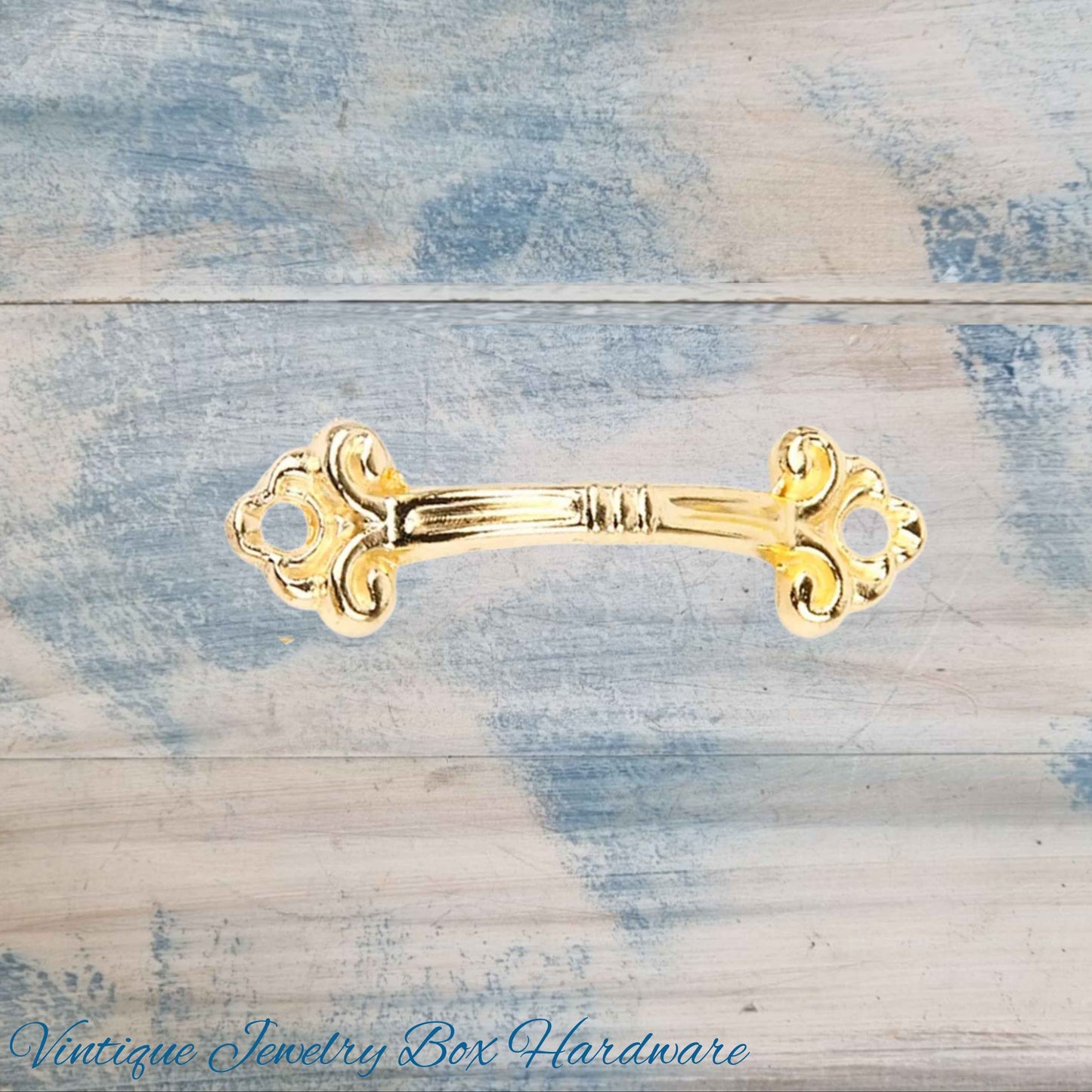 Itsy Antique Gold Delicate jewelry vintage Handle 48mm long