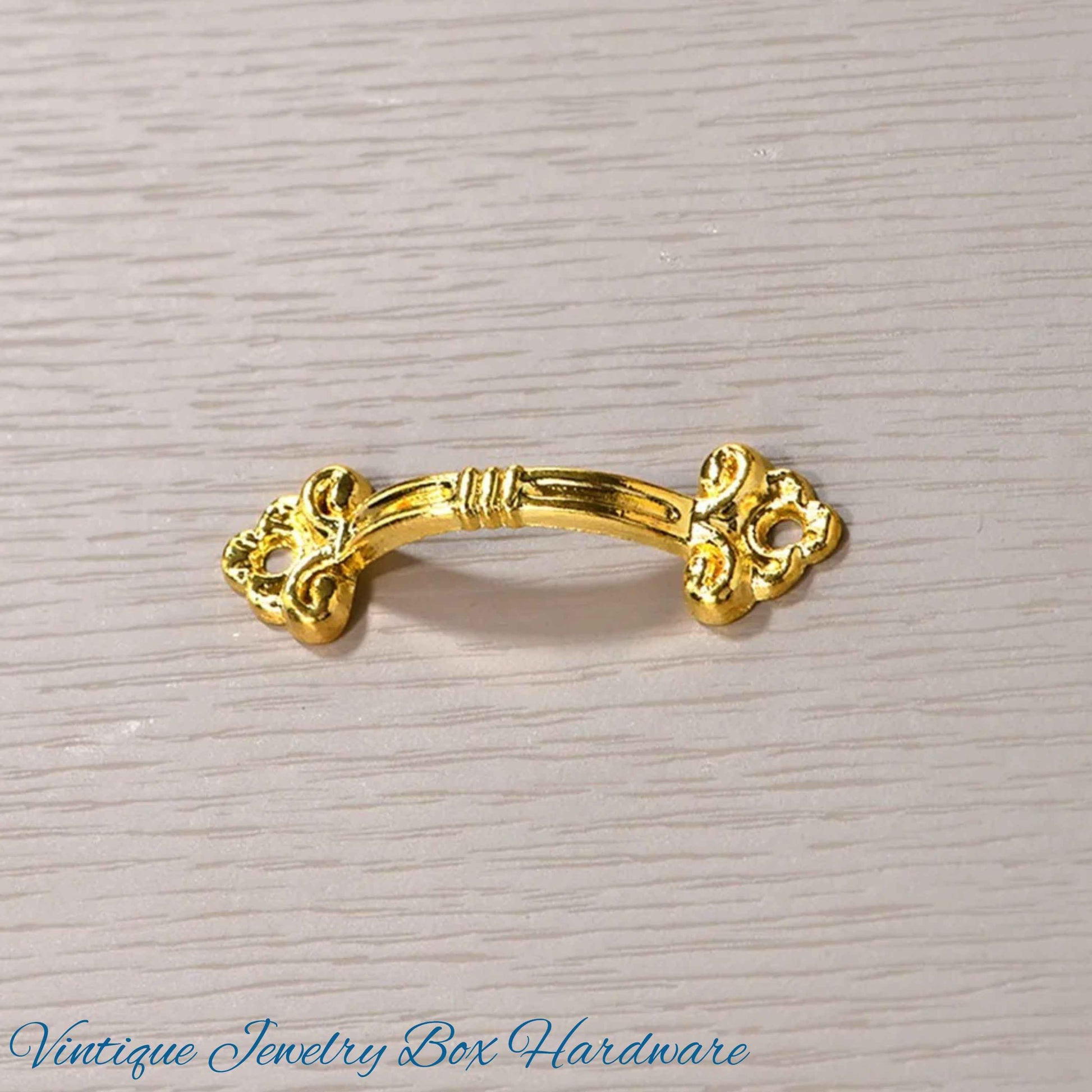 Itsy Antique Gold Delicate jewelry vintage Handle 48mm long