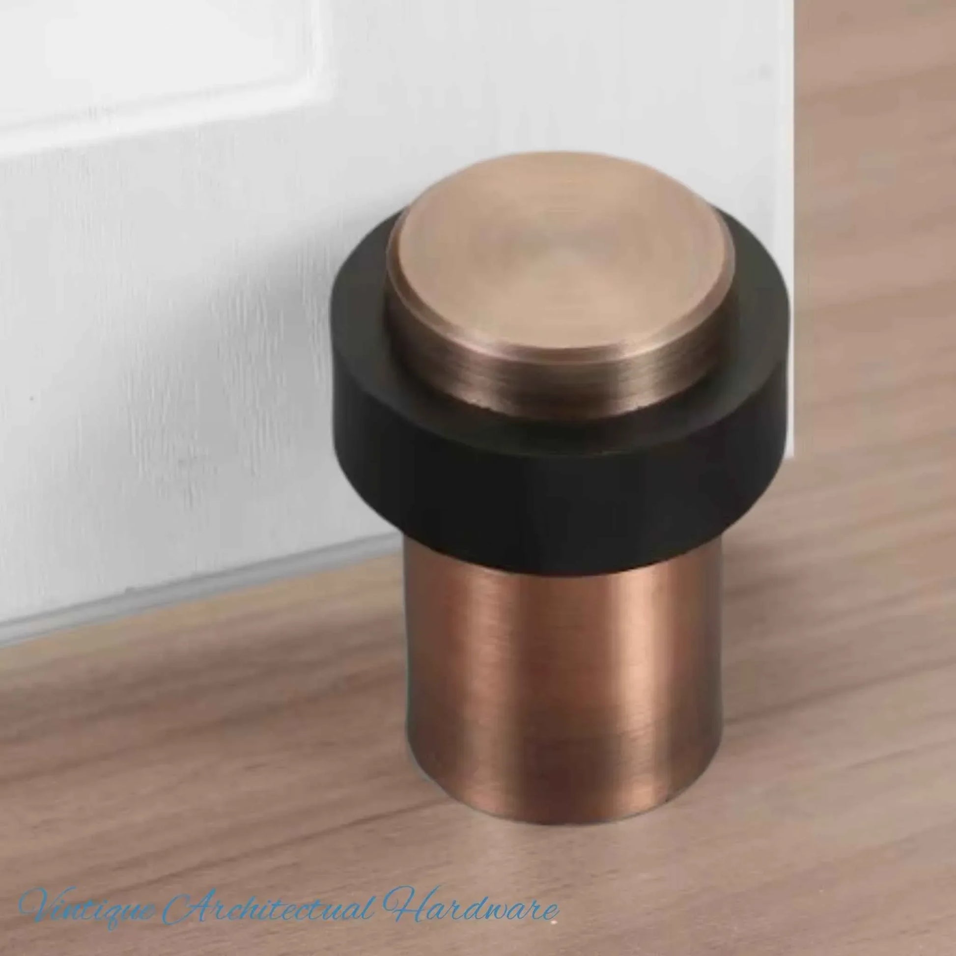 Copper Stainless steel Floor rubber DOOR BUMPER floor door stop 60mm high - Vintique Concepts