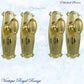 Polished Brass Chateau Door knob W/backplate 197 x 68mm - Vintique Concepts