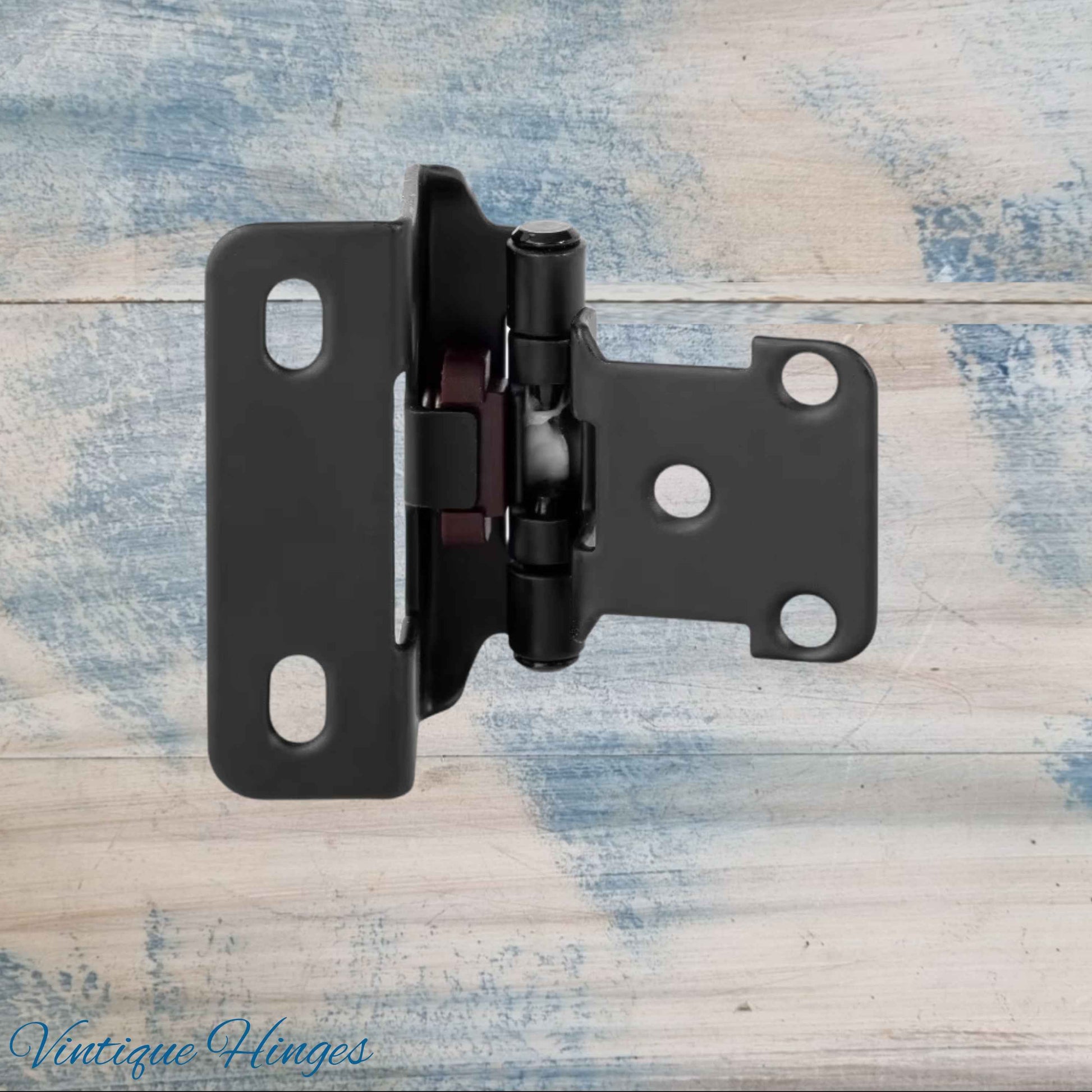 Self-Closing Overlay Hinges -Concealed Black  57mm x28mm for cabinets-NEW