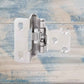 Self-Closing Overlay Hinges -Concealed Silver  57mm x28mm for cabinets-NEW