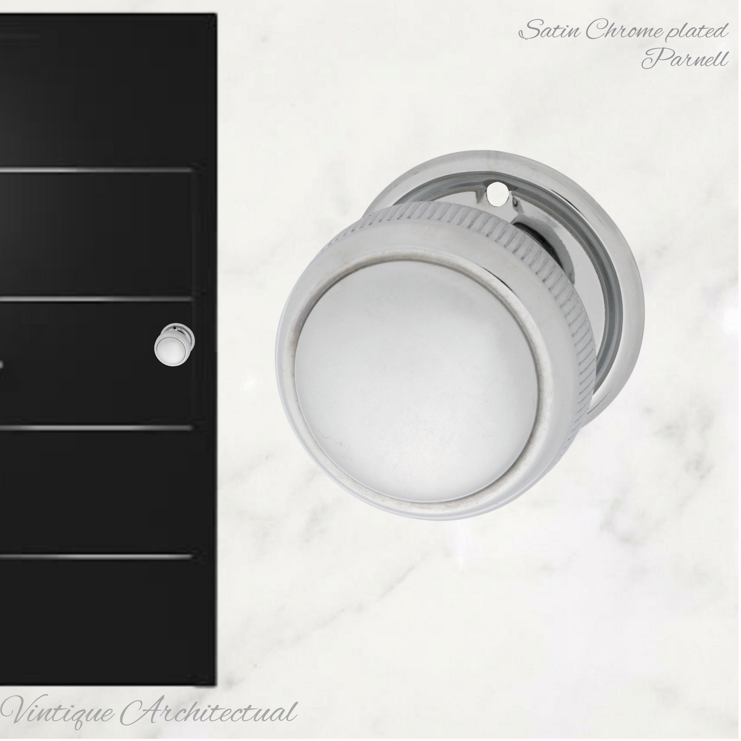 Parnell Brass Ribbed Edge Large Knob 52mm Dia (6 Finishes)