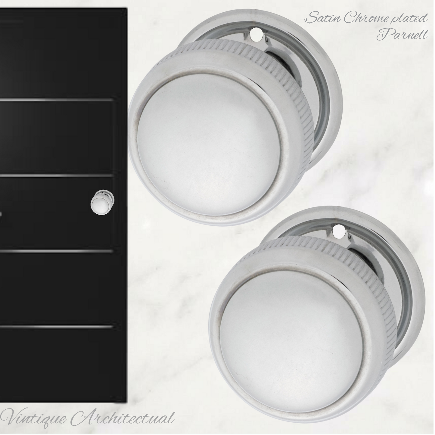 Parnell Brass Ribbed Edge Large Knob 52mm Dia (6 Finishes)