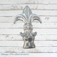 Cast steel Final Fleur de lis 103mm Long-chome finish (pre-loved)