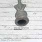 Cast Spire Ball Regal cross 100mm Round/Long-plain finish (pre-loved)-17mm internal hole
