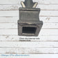 Cast Spire Ball Regal cross 100mm Long-plain finish (pre-loved)-17mm SQUARE internal hole