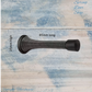 Stainless Steel Wall Spring DOOR STOPPER -Black 85mm long