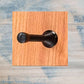 Stainless Steel Wall Spring DOOR STOPPER -Black 85mm long