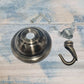 Teardrop Ceiling Rose Cover Plate Lamp ,chandelier, plant Hook-Olde Gold