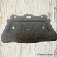 large rustic steel swing handle 110mm x 72mm-BARNTASTIC
