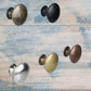 Allure Smooth Alloy Antique Red Bronze colour 30mm Drawer or Cabinet Knob