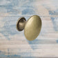 Allure Smooth Alloy Antique Gold Drawer Knob 30mm for Cabinets and Drawers