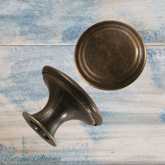Alcamo Ringed Antique Bronze finish 29mm Drawer or Cabinet Knob