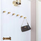 Sovereign Moderna Brass Recessed groove robe hook  -3 Luxury Finishes