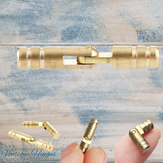Invisible Brass Barrel Hinge -jewelry boxes (3 sizes)