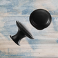 Alcamo Ringed Antique Black finish 29mm Drawer or Cabinet Knob